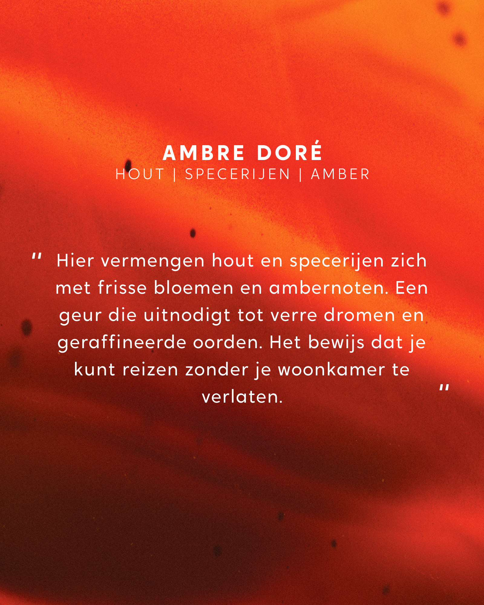 Geurkaars Ambre Doré