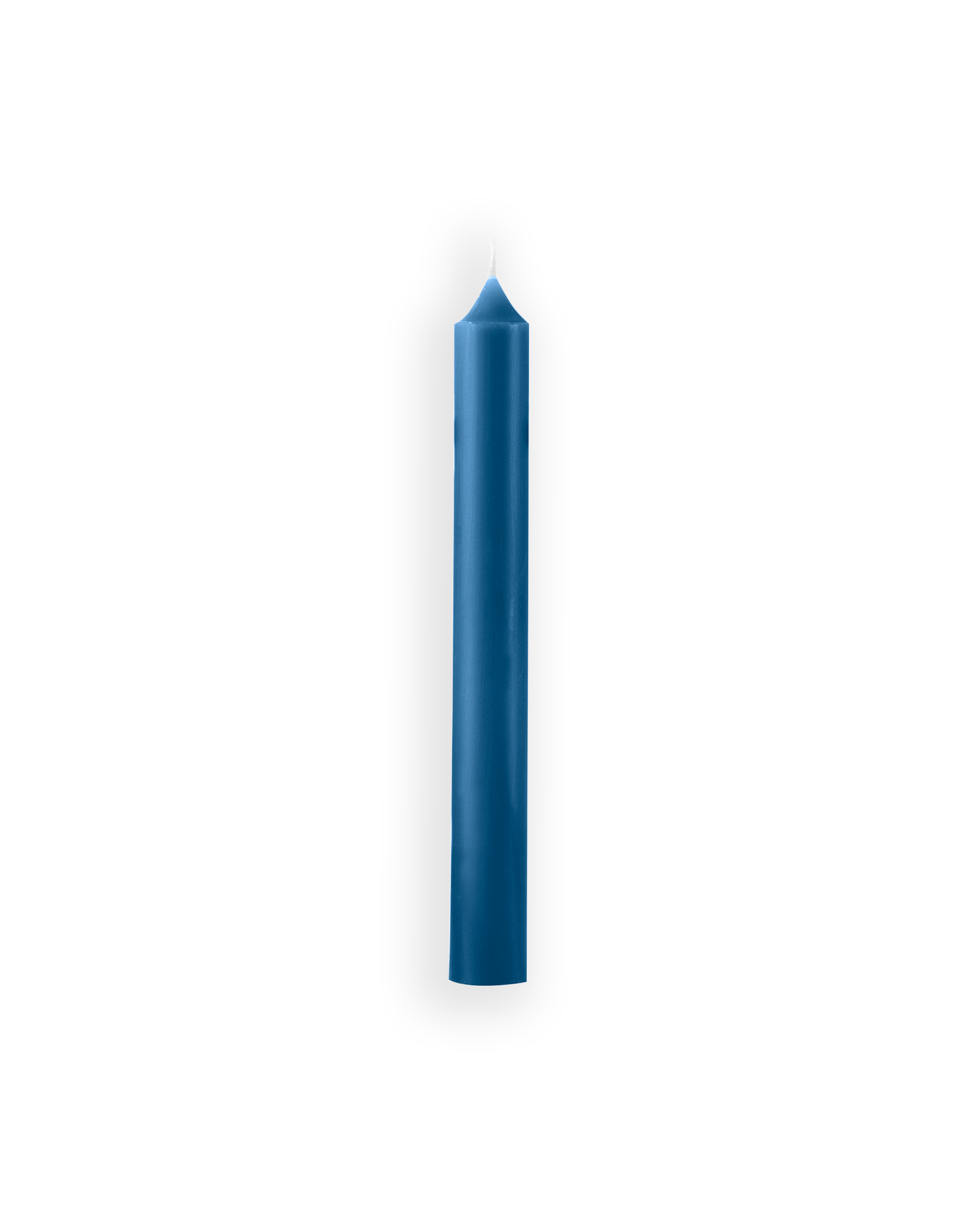 Egaal gekleurde stompkaars Donkerblauw
