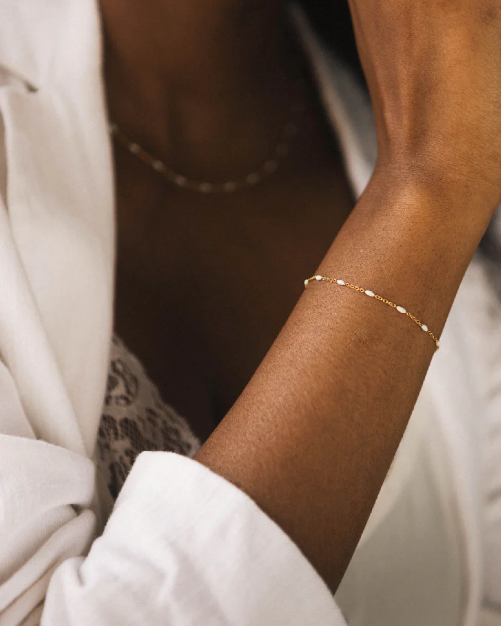 Geurkaars met sieraad Fleur de Thé